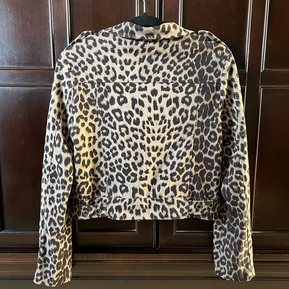 Fate Leopard Moto Jacket - Size Small NWT - Picture 3 of 5